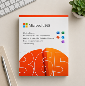Microsoft 365 Original Licence – 5 Devices – Lifetime