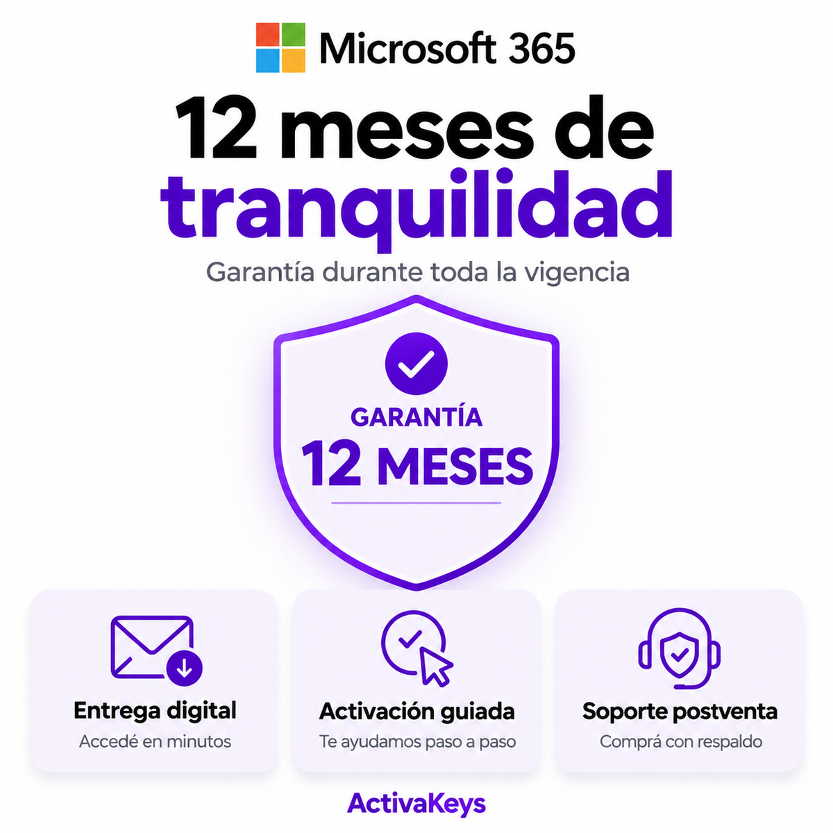 Microsoft 365 | Hasta 5 dispositivos · 12 meses